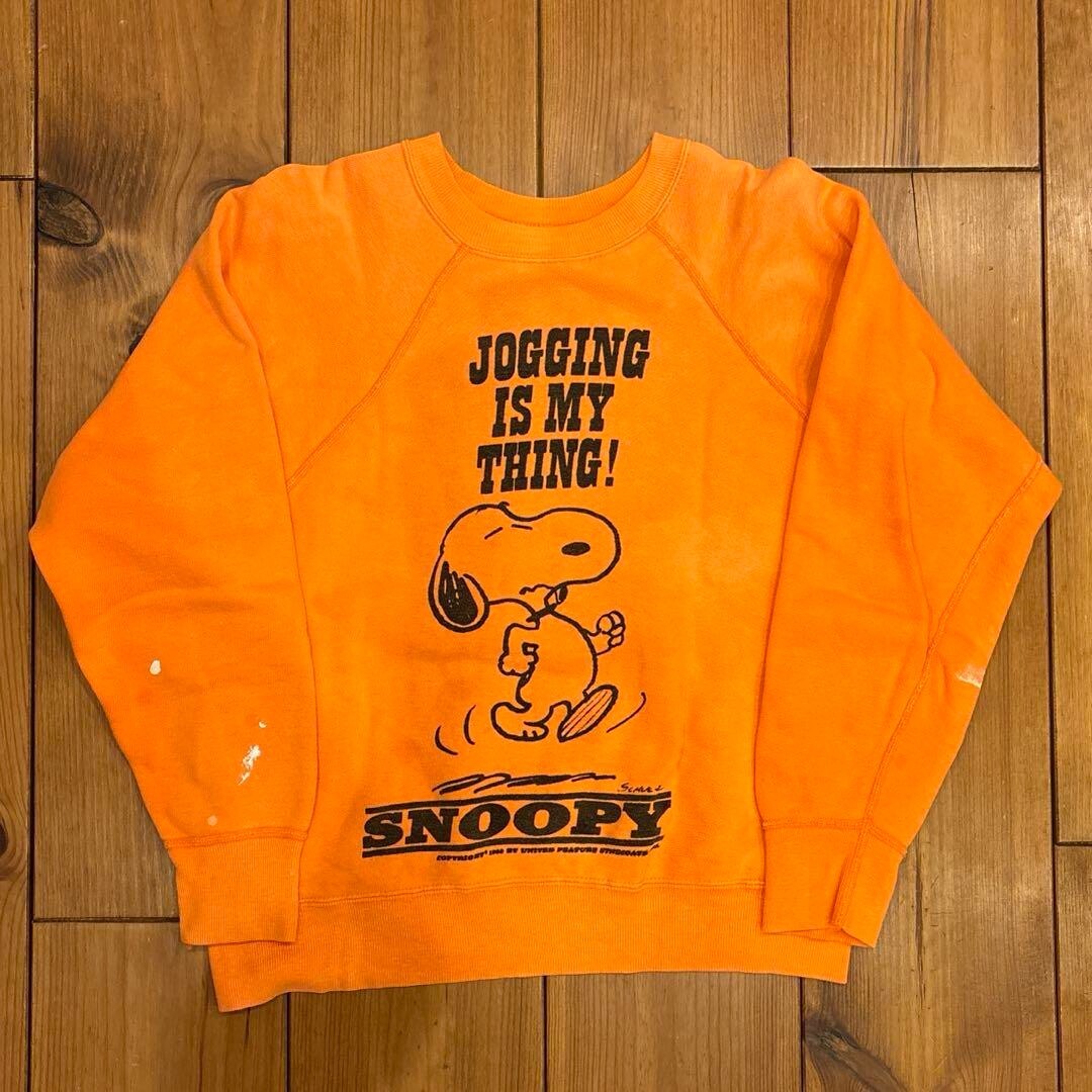 60s Mayo Spruce Snoopy Peanuts Sweatshirt – Vintage Paint Marks