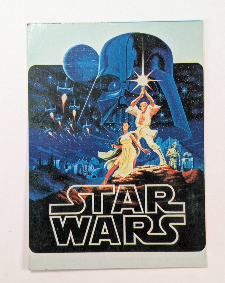 1977 Topps Yamakatsu Star Wars Japanese Movie Poster Standard