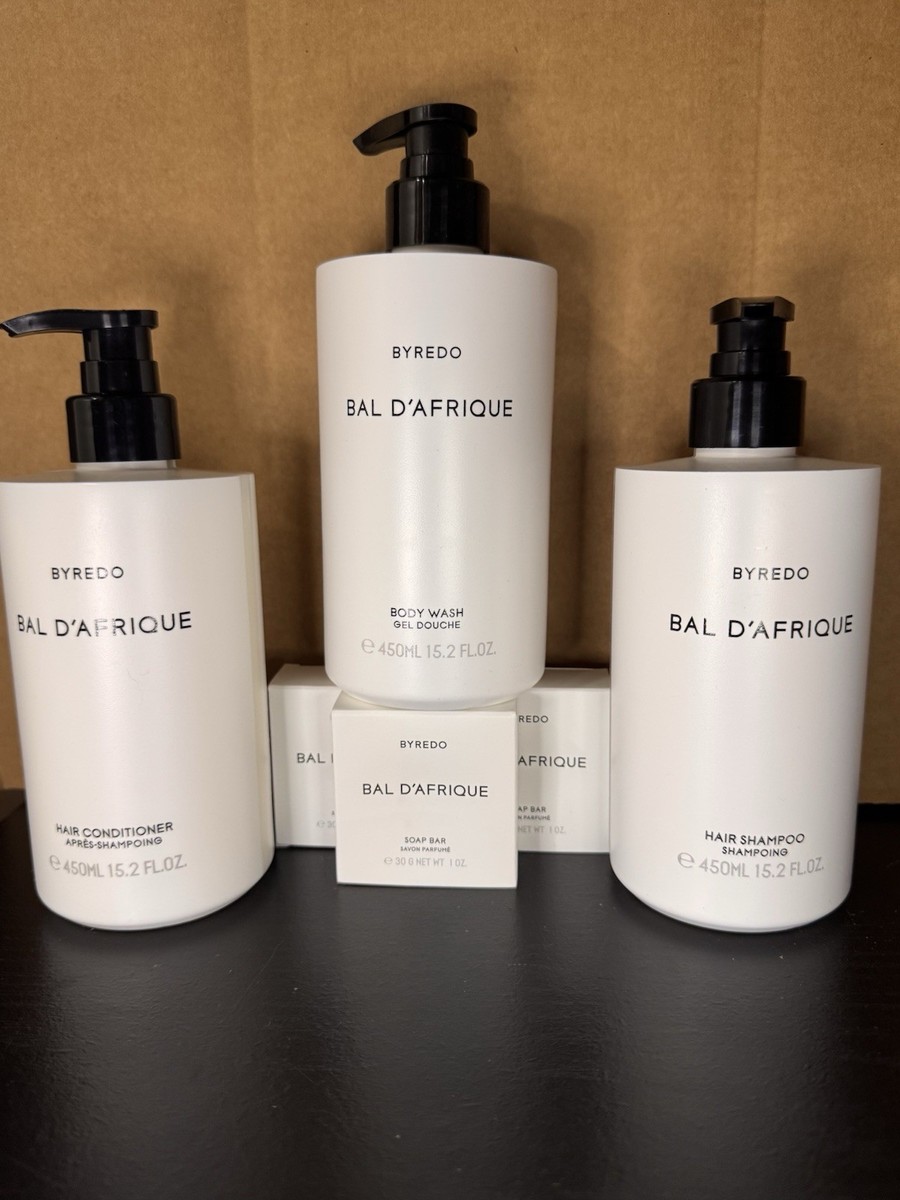 BYREDO BAL D'AFRIQUE -(Shower Set.) Shampoo, Conditioner, Body