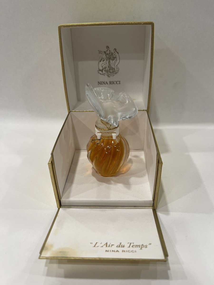 VINTAGE 1950 RARE Nina Ricci L'Air du Temps Perfume 15 ml Lalique