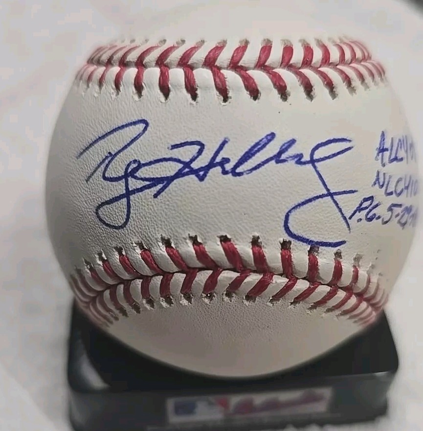 Roy Halladay Signed Autograph Inscribed Perfect Game CY youngs