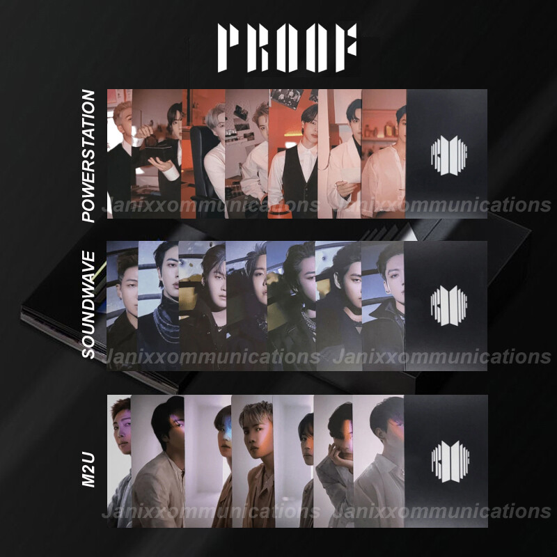 BTS PROOF Official Lucky Draw Photo card POWER STATION SOUNDWAVE
