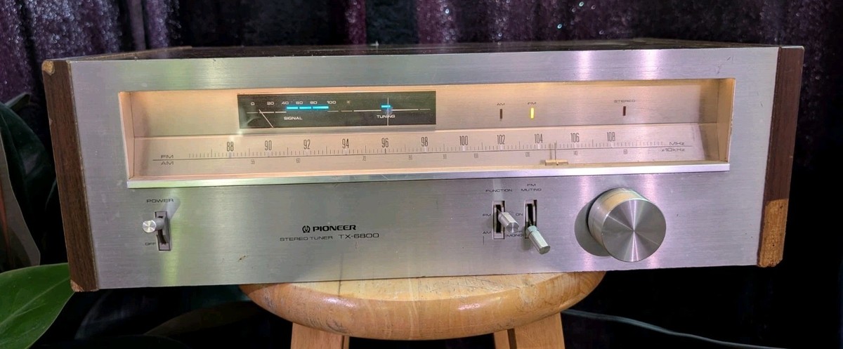VINTAGE PIONEER TX-6800 AM FM STEREO TUNER | eBay