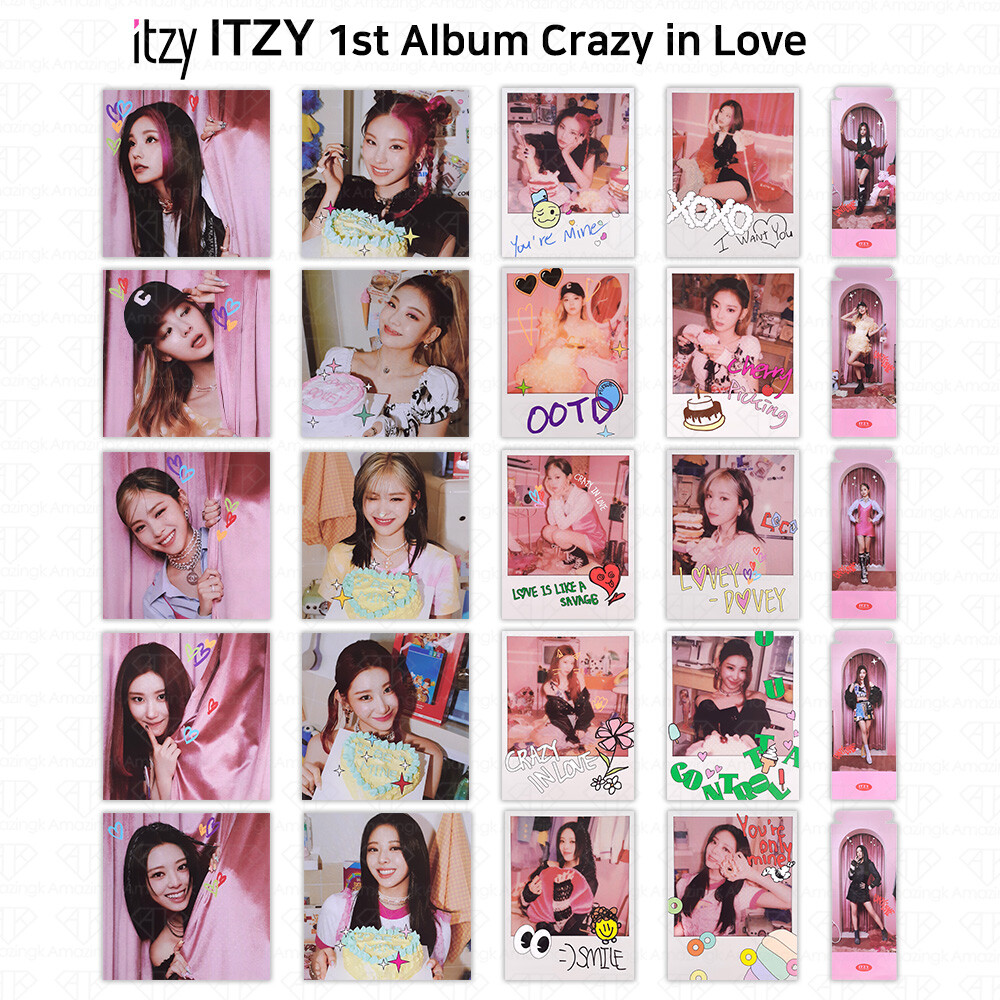 ITZY 1st Album Crazy In Love Official Polaroid Stand Pre-order