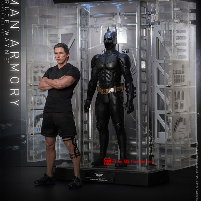 HotToys MMS702 1/6 Batman Armory With Bruce Wayne Action Figure IN