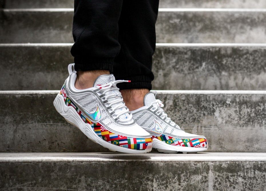 Nike Zoom Spiridon 16 NIC QS White Iridescent MultiColor One World