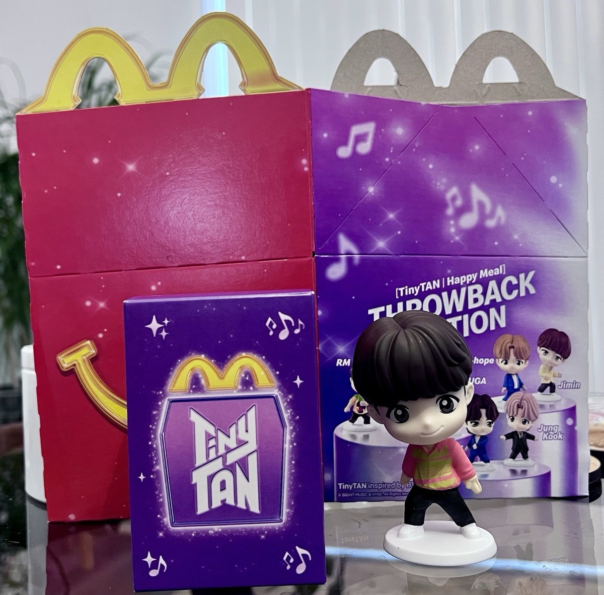 McDonald's Tinytan x BTS 2025 Happy Meal Toys Suga #3 Throwback
