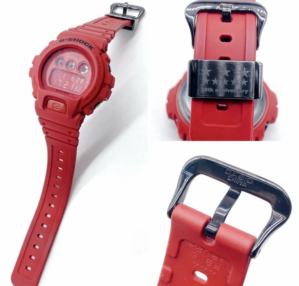 CASIO G-SHOCK DW-6935C-4CR 35TH ANNIVERSARY RED OUT SERIES FROM