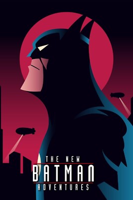 1997 The New Batman Adventures Poster 11X17 DC Mark Hamill Kevin