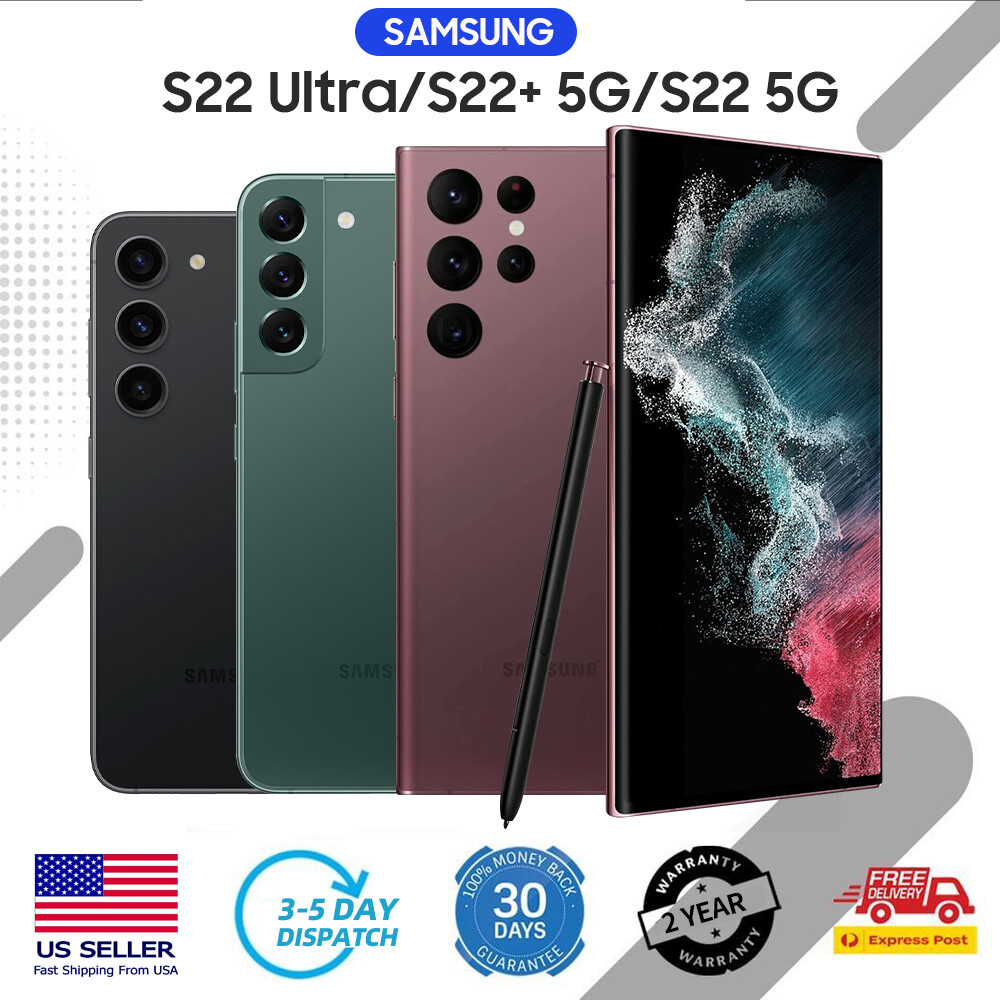 NEW Samsung Galaxy S22|S22+| S22 Ultra 5G 512GB 256GB SM-S908U GSM
