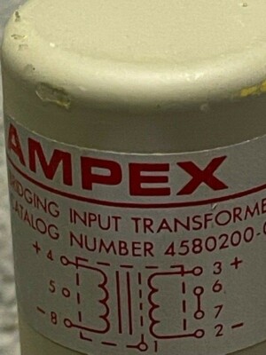 AMPEX Model 4580200-1 Bridging Input Transformer | eBay