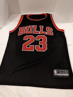 Vintage Michael Jordan #23 Chicago Bulls Black Nike Team Jersey