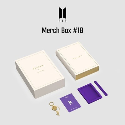 BTS MERCH BOX 18 Golden Box Jungkook Army Official Membership Pack