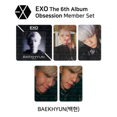 EXO 6th Album OBSESSION Official Photocard Photo Slide BAEKHYUN | eBay