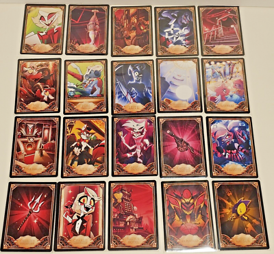 Hazbin Hotel Trading Cards - Non Foil Set of Commons - 20 Cards
