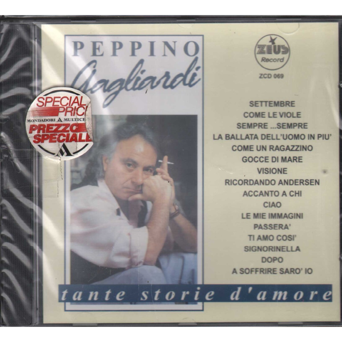 Peppino Gagliardi CD Tante Storie D'Amore Zeus Record - ZCD069