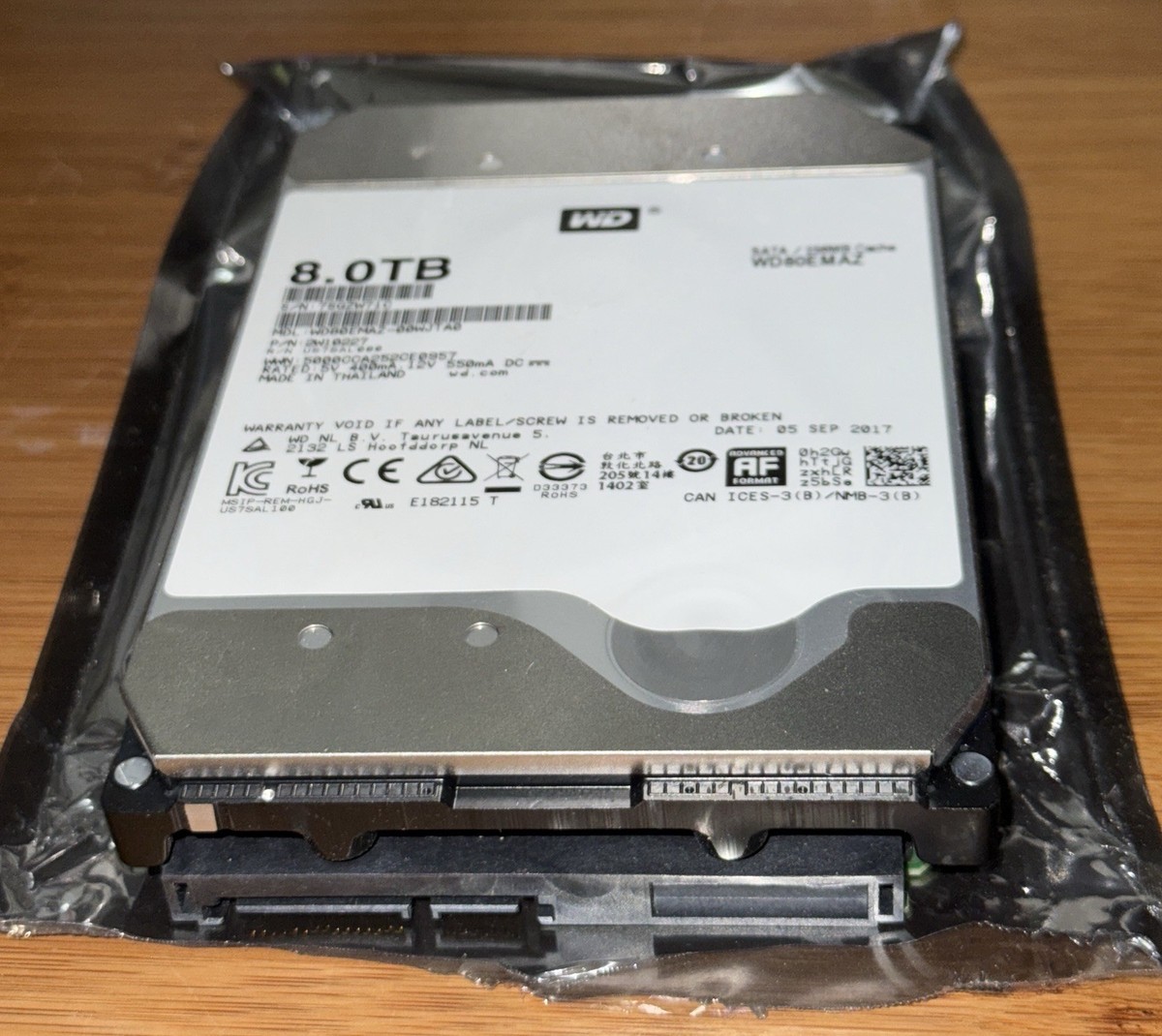 Western Digital WD80EMAZ 8TB 5400RPM SATA 3.5