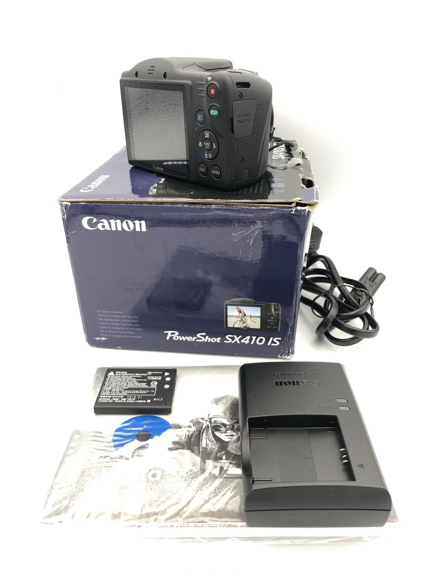 Canon PowerShot SX410 IS 20.0MP Digital Camera - Black (Kit w/ 24