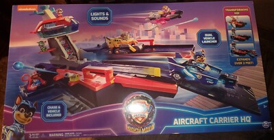 Paw Patrol: The Mighty Movie, AIRCRAFT CARRIER HQ w/ Chase