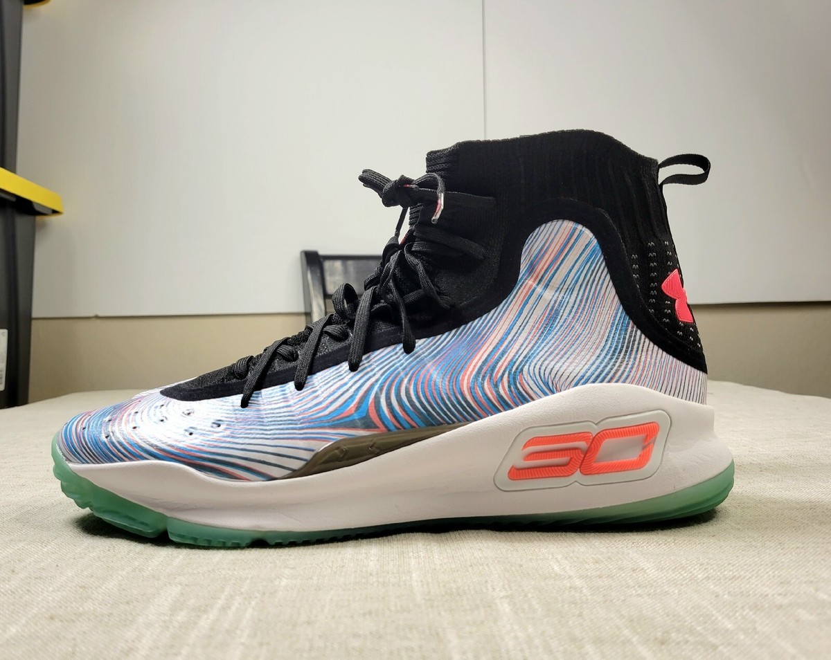 Under Armour Stephen Curry 4 More Magic Baskeball Shoes Blue White