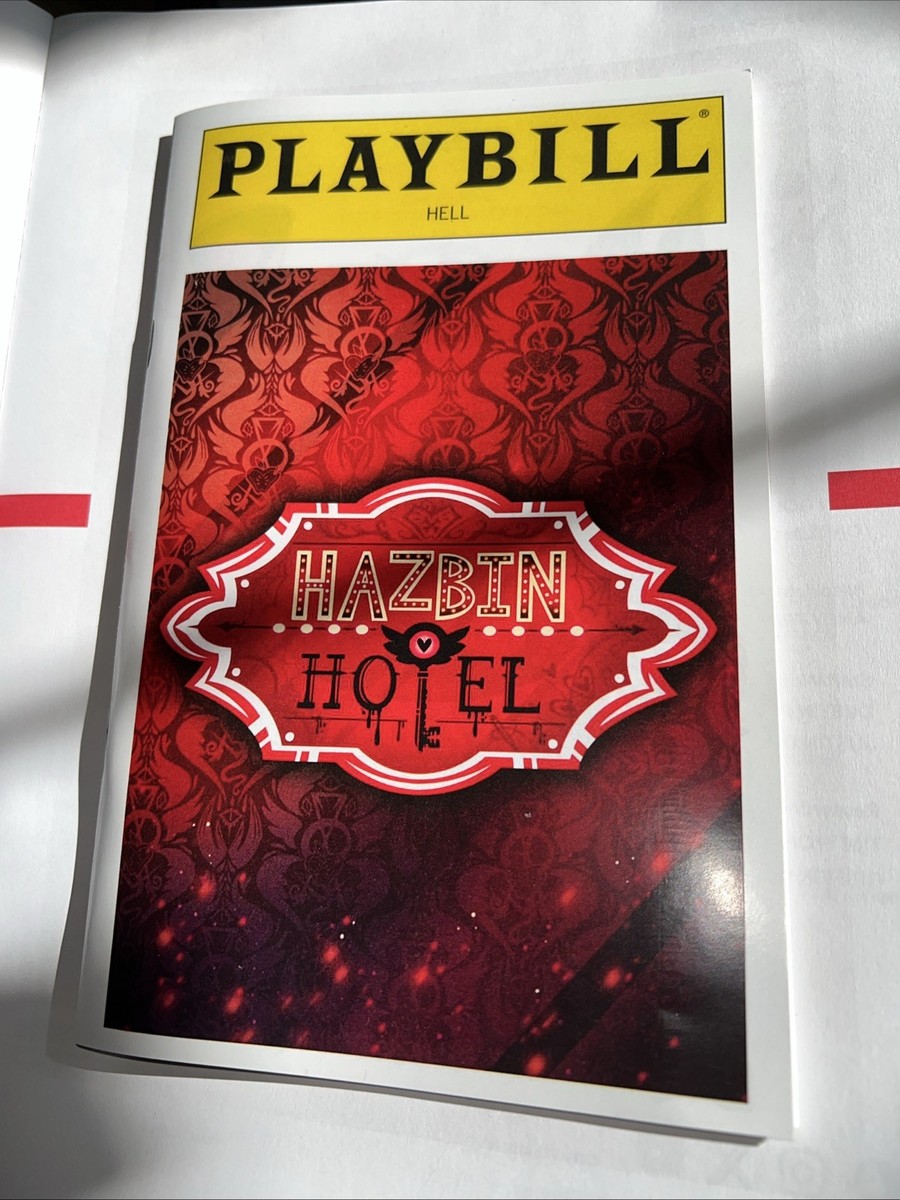 Hazbin Hotel PLAYBILL Official Promo Season 1 limited edition