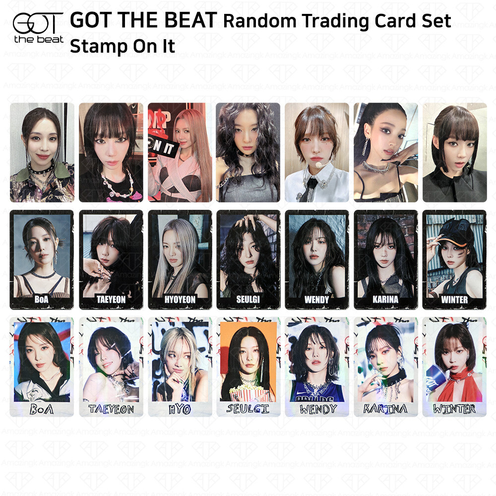 GOT The Beat Official Random Trading Card Stamp On It Photocard