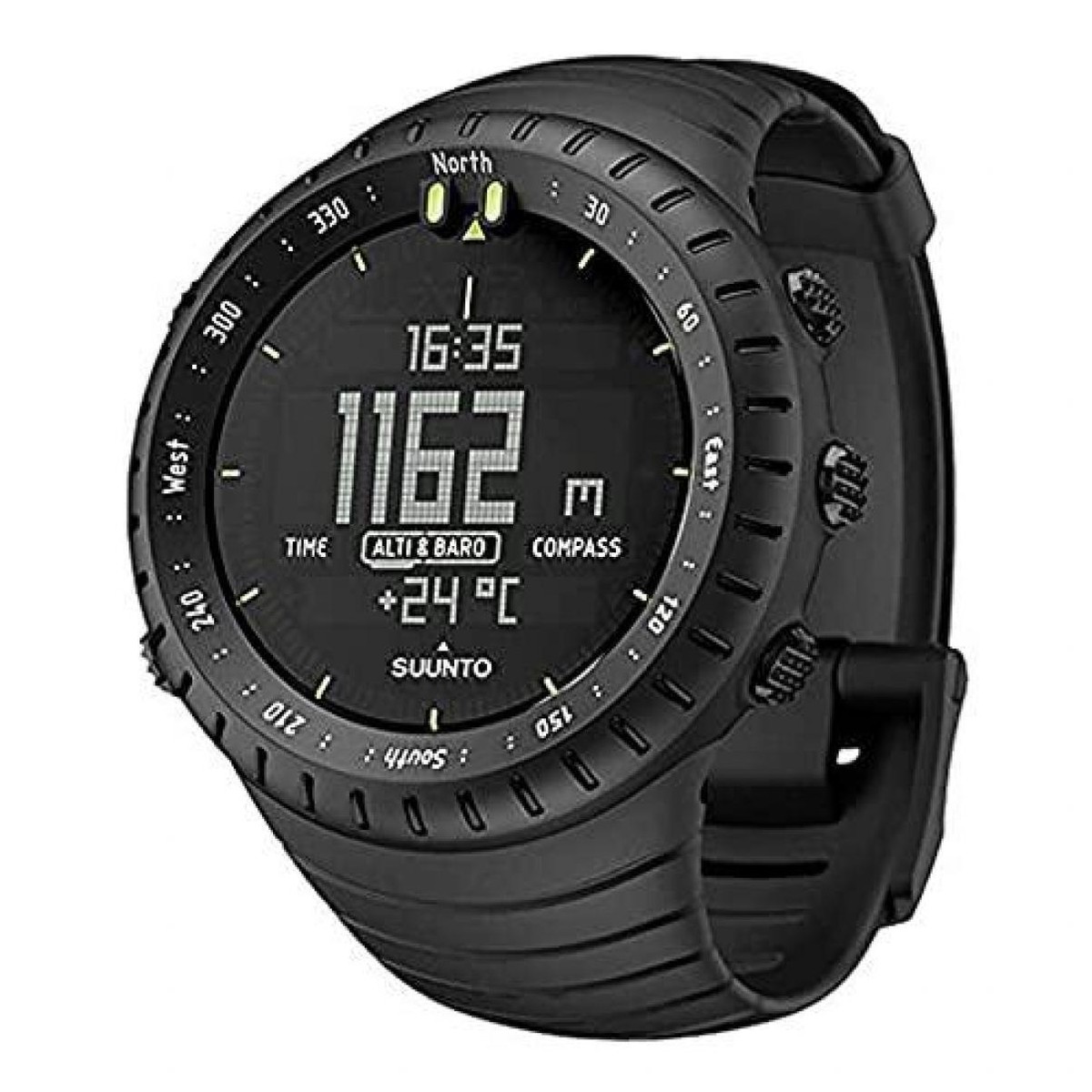 Suunto Core All Black Outdoor Watch with Altimeter Barometer