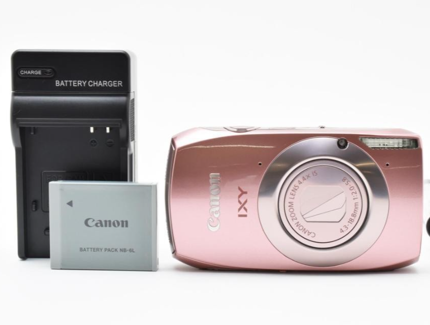 Canon IXY 32S Pink 12.1 MP 4.4x Zoom Compact Digital Camera w