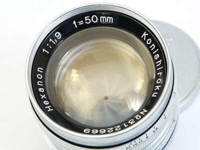 Konica Hexanon 50mm F1.9 MF Standard Prime Lens L39 Konishiroku