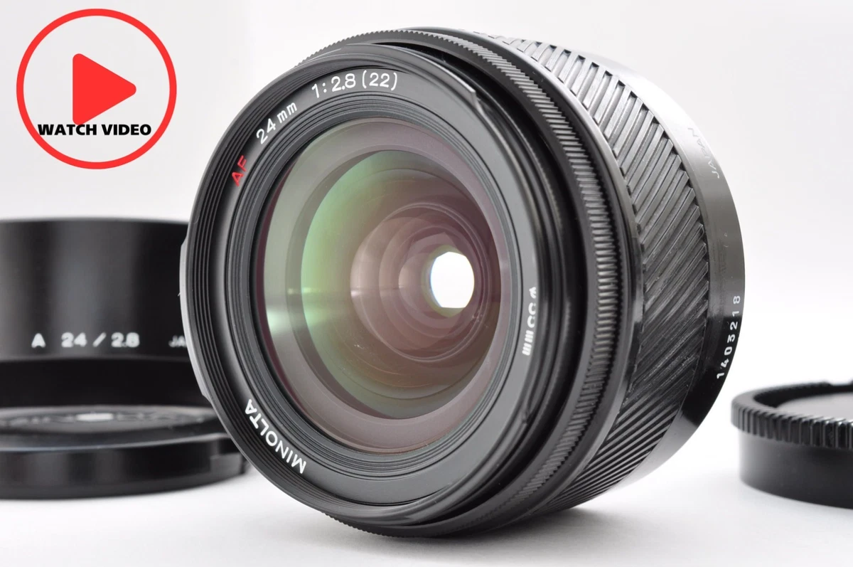 Minolta f/2.8 Camera Lenses 24mm Focal for sale | eBay