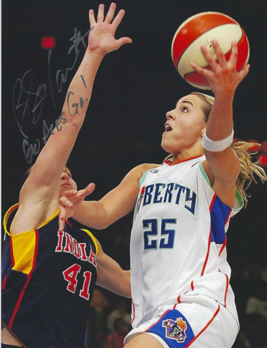 BECKY HAMMON Signed 8.5 x 11 Photo WNBA Basketball LAS VEGAS ACES