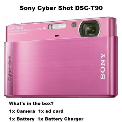 Sony Cyber Shot DSC-T90 pink 12.1MP 4x Optical Zoom Compact