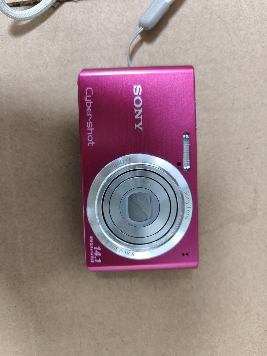 SONY Cyber Shot DSC-W610 14.1MP 4x Compact Digital Camera Pink | eBay