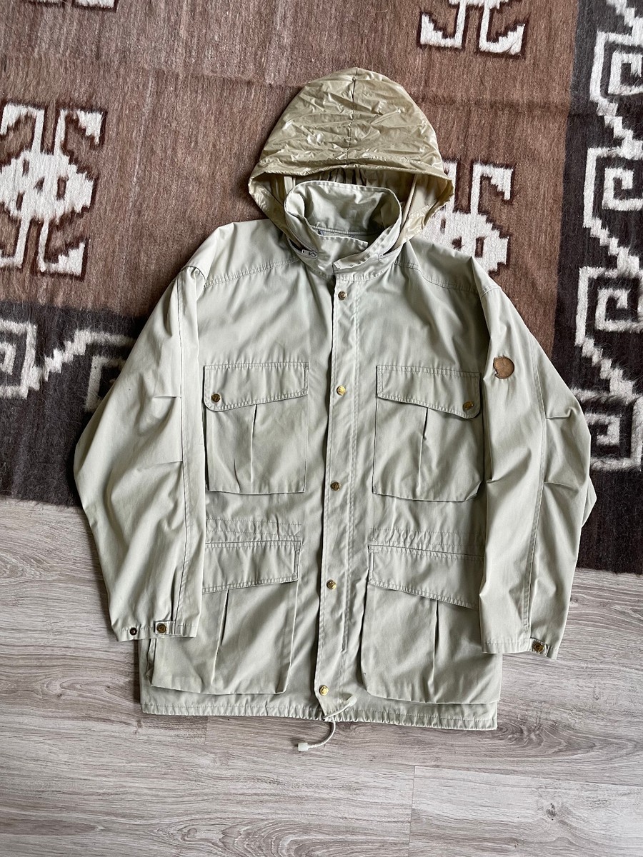 Fjallraven Vintage 80s Men's Beige Multipocket Jacket Size XL | eBay