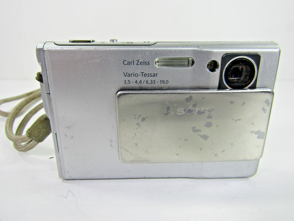 Sony Cyber-shot DSC-T7 5.1MP Digital Camera - Silver for sale