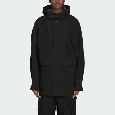 ADIDAS Y-3 YOHJI YAMAMOTO CLASSIC DORICO NYLON HOODED PARKA SIZE