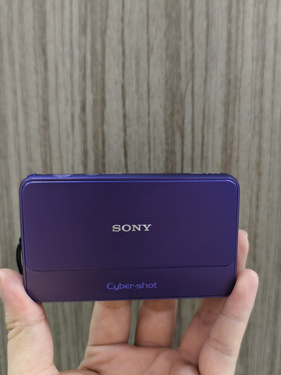 Sony Cyber-Shot DSC-T99 14.1MP Digital Camera 4x Zoom Purple
