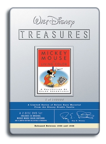 Walt Disney Treasures DVD: Mickey Mouse in Living Color - Sealed