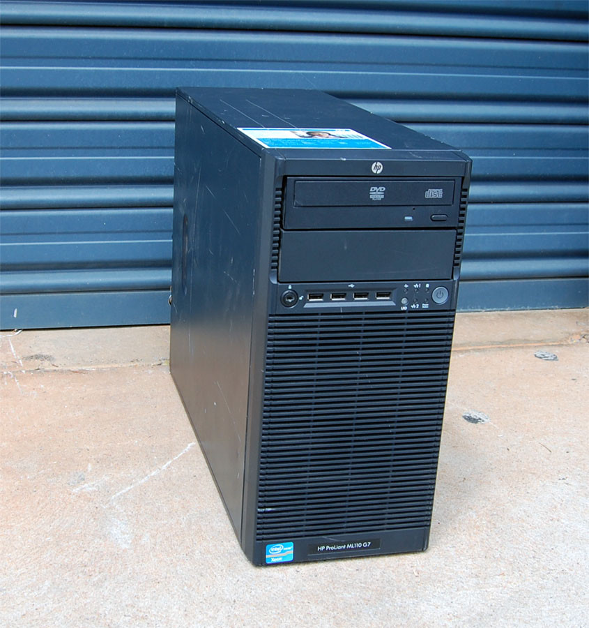 HP ProLiant ML110 G7 Server Intel i3-2100 @3.10GHz CPU 4GB RAM No