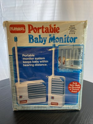 Vintage 1987 Playskool Portable Baby Monitor 5590 Receiver as Seen