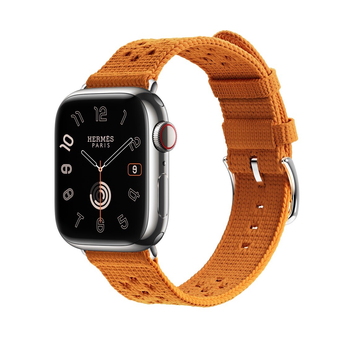 Apple Watch Hermès - 41mm Orange Tricot Single Tour | eBay