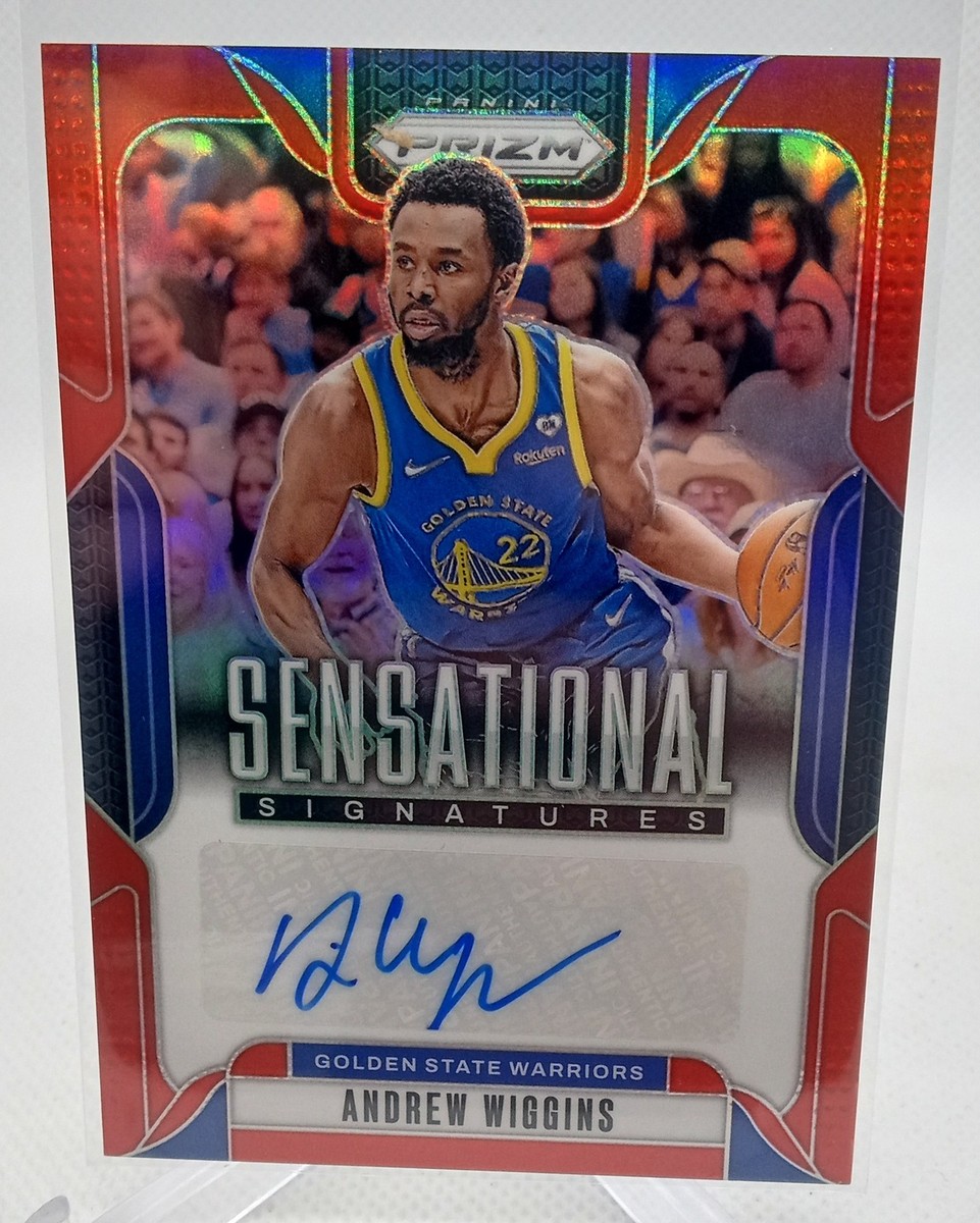 2024-25 Panini Prizm Andrew Wiggins Sensational Signatures Prizms
