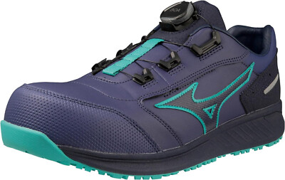 MIZUNO WORKING Safety Shoes ALMIGHTY SU51L BOA F1GA2317 Blue US7.5