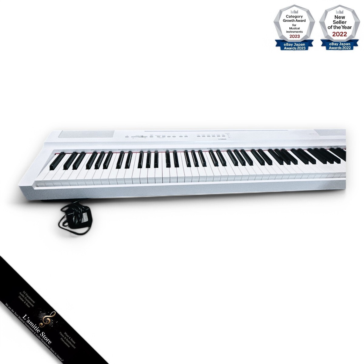 YAMAHA P-125 88 Keys Electronic Digital Home Piano White Japan