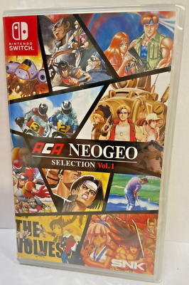 ACA NEOGEO Selection Vol. 1 + Vol. 2 Switch Brand New Game Bundle