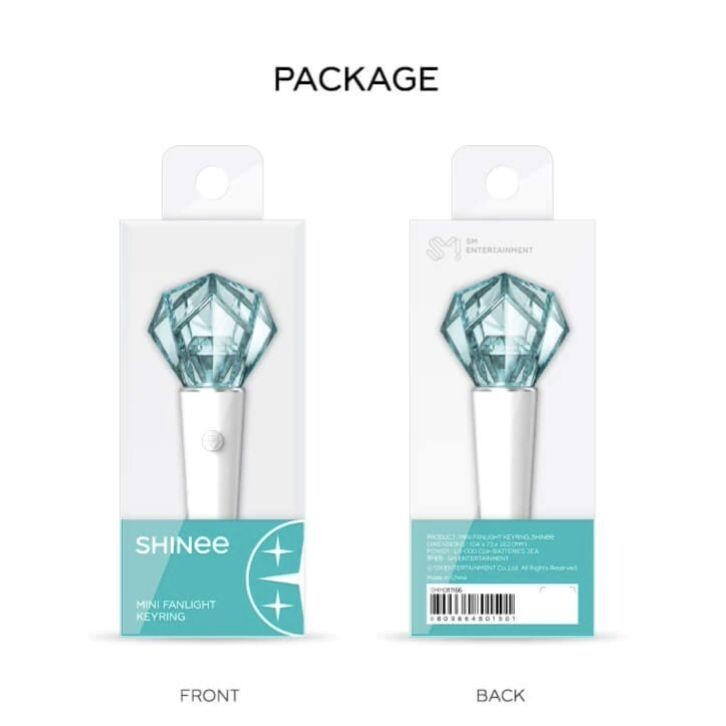 SHINee MINI FANLIGHT KEYRING PEN LIGHT STICK KEY RING CHAIN NEW | eBay