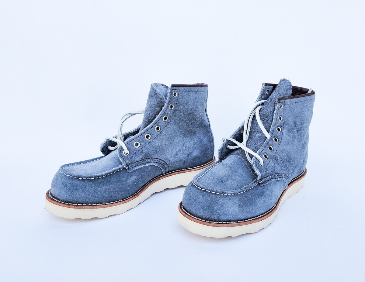 Red Wing 8143 Moc Toe Slate Blue Abilene Roughout 8 E Asia