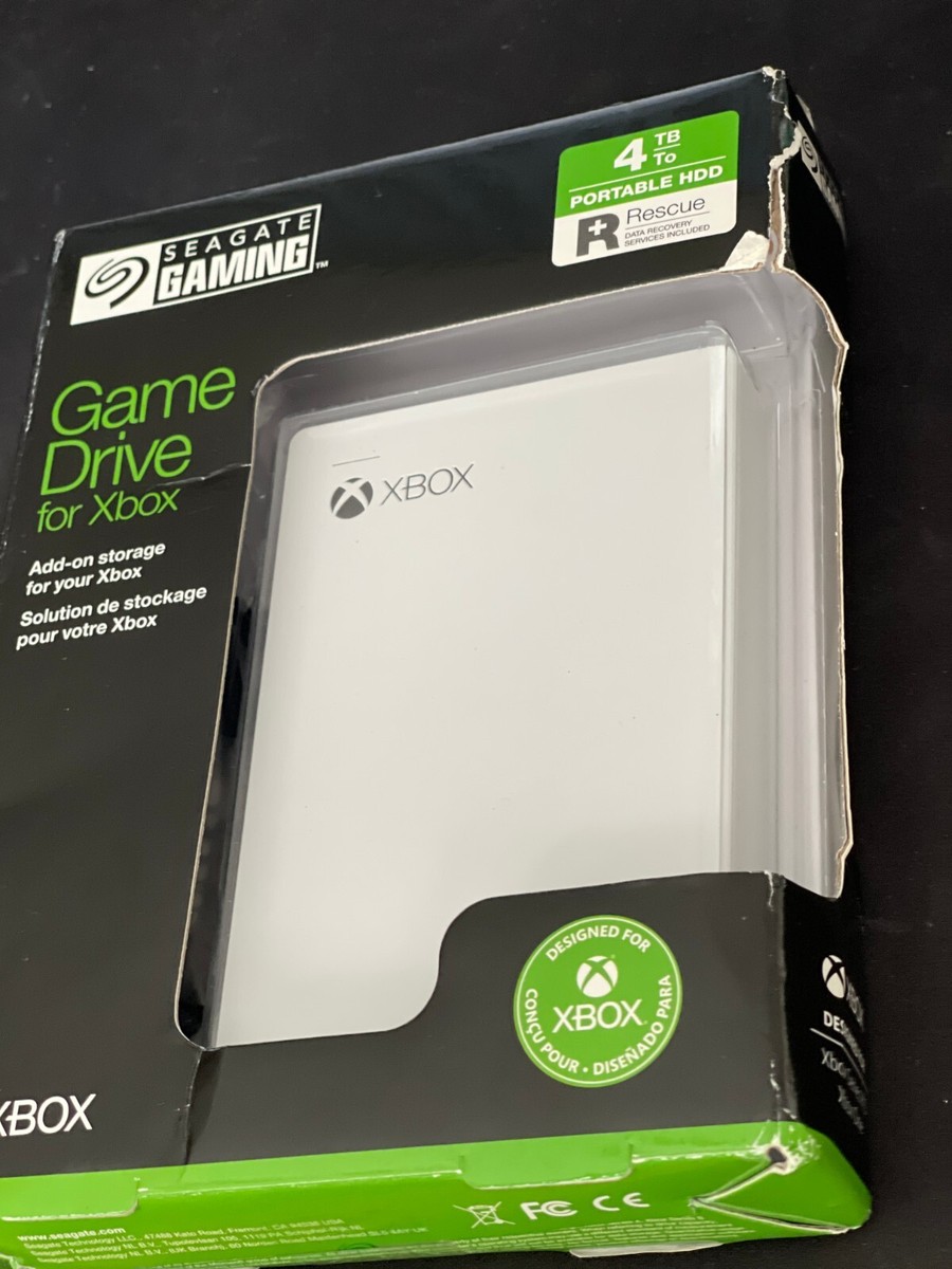 Seagate Game Drive for Xbox Game Pass Special Edition 4TB - White