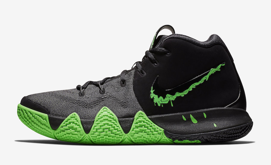 Nike MEN'S Kyrie 4 Black/Rage Green HALLOWEEN SIZE 15 BRAND NEW