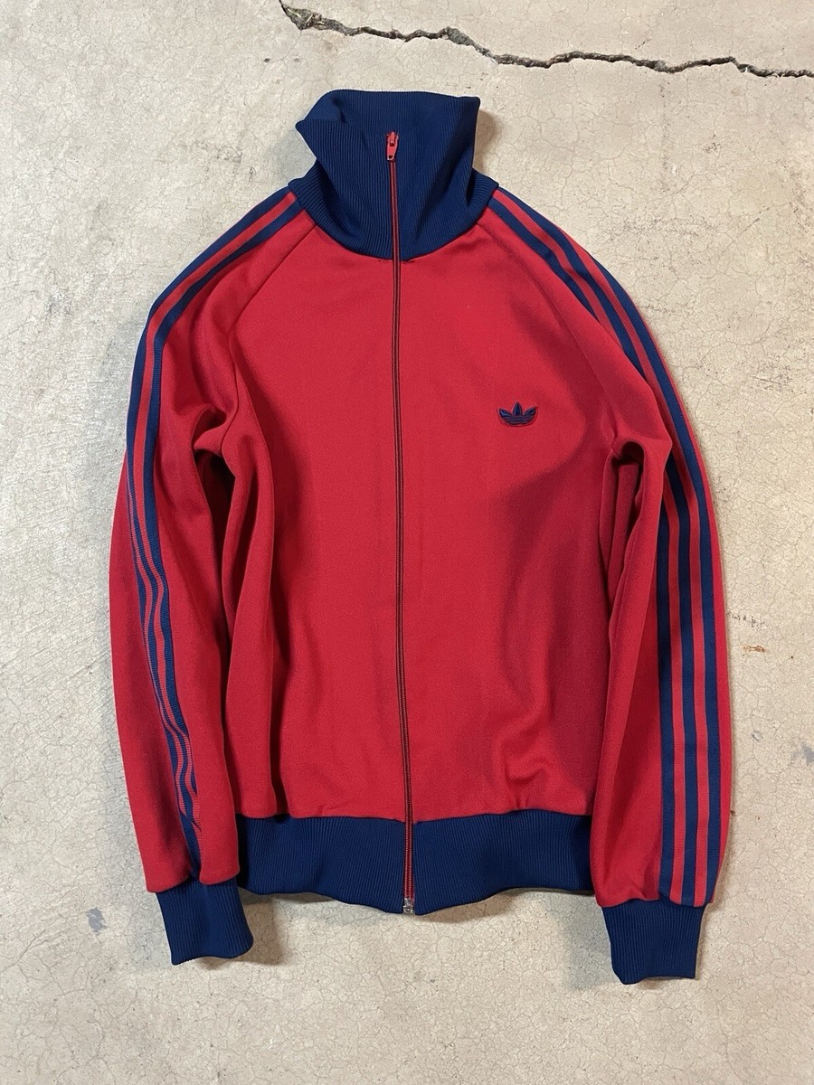 Vintage 70s Adidas Descente ATP Track Jacket Japan Exclusive Red